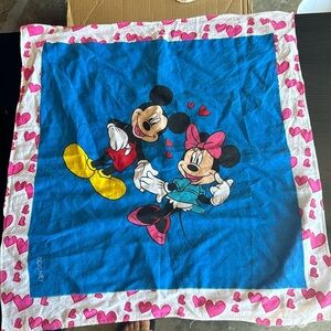 Vintage Disney Large 24x23 handkerchief